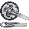 Система SHIMANO ALIVIO, M4050, 9 скоростей, 175 мм, интегрированный вал, с защитой, 40/30/22T EFCM4050EX002C